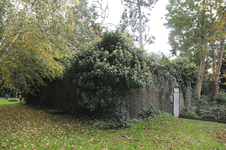 909270 Gezicht op de bunker in het Wilhelminapark te Utrecht, in gebruik als expositieruimte 'Ex Bunker' ...